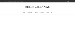 Desktop Screenshot of bellemelange.net