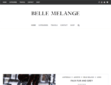 Tablet Screenshot of bellemelange.net